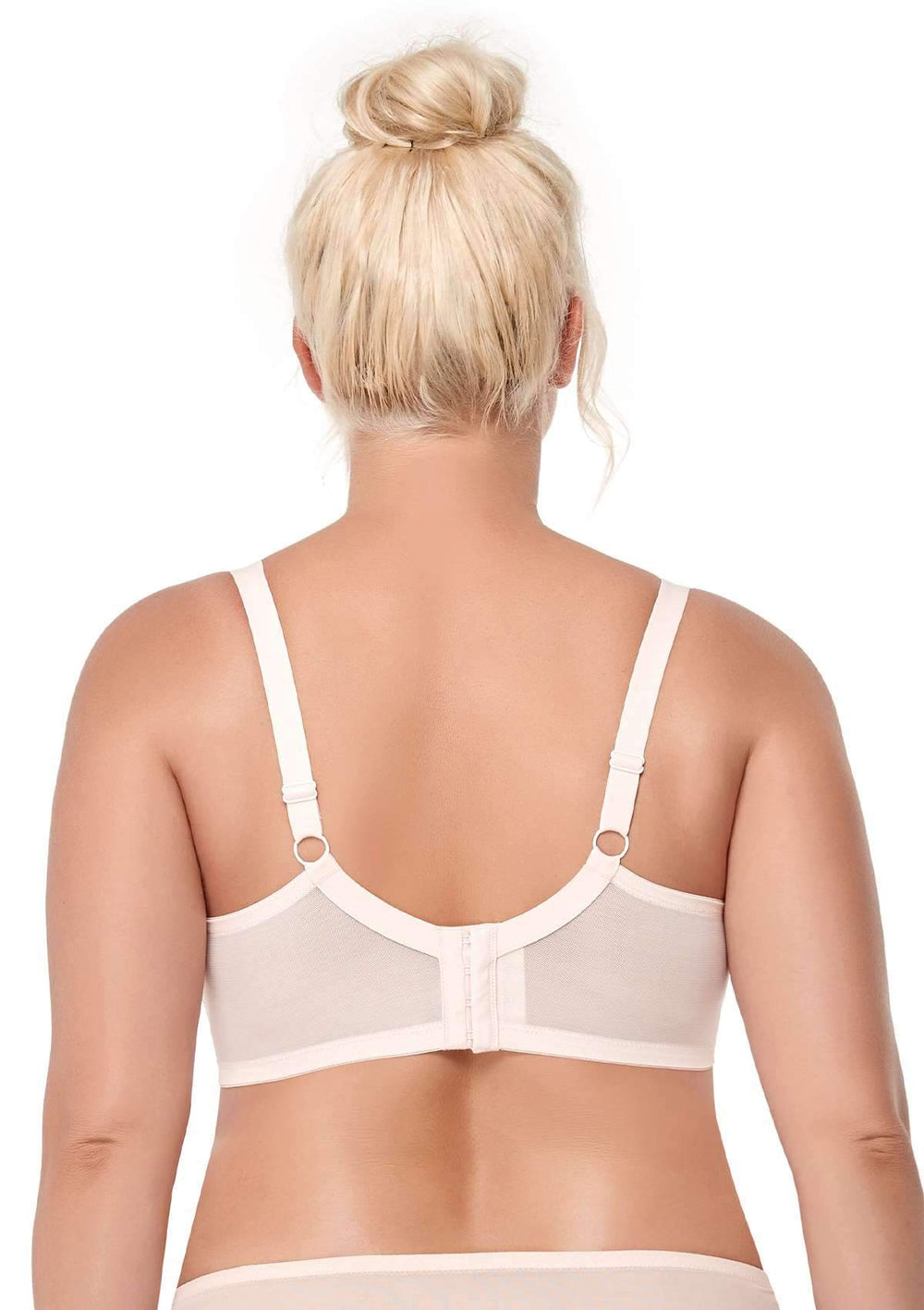 Womens Organic Cotton Fair Trade Floral Lace No Wire Soft Bra - Size 42C -  White at  Women's Clothing store
