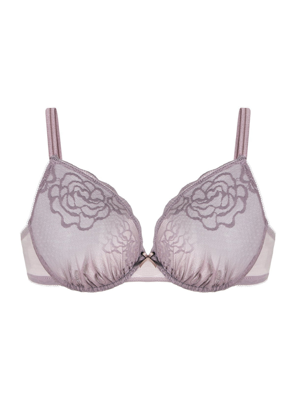 Buy Pretty lilac and pink cupless underwire embriodery lace bra bra89  Online