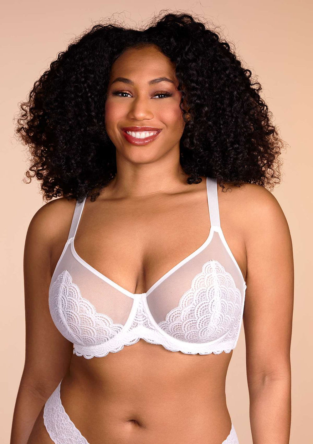 Mesh Thin Lace Hollow Bra For Full Cover Large Chest Uk Us Eu Size