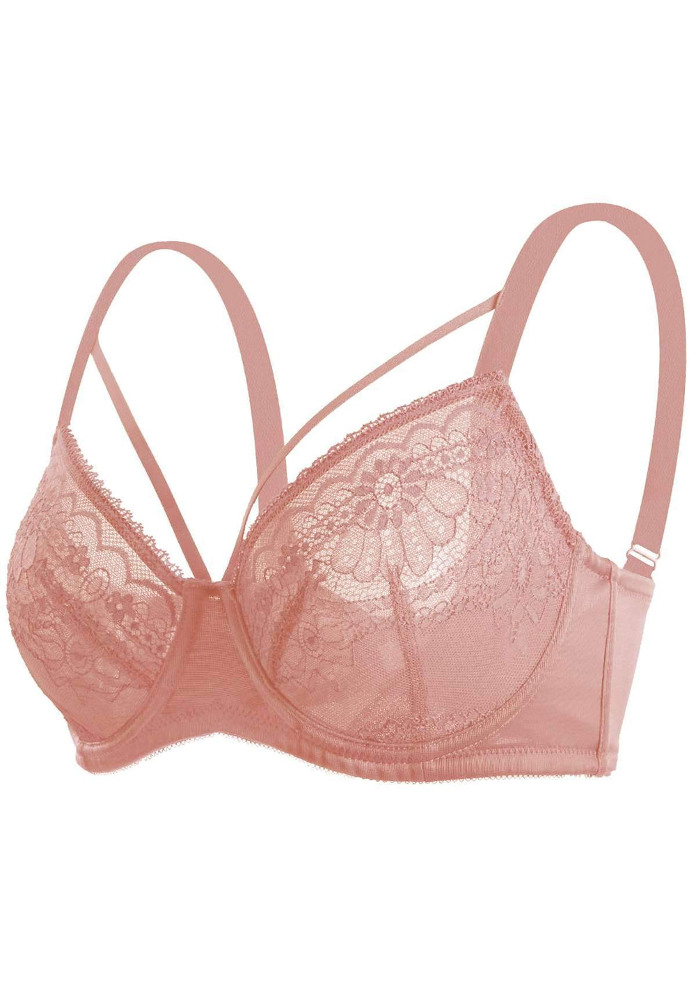 Buy Victoria's Secret PINK Pale Yellow Lace Strappy Back Longline Bralette  from Next Luxembourg
