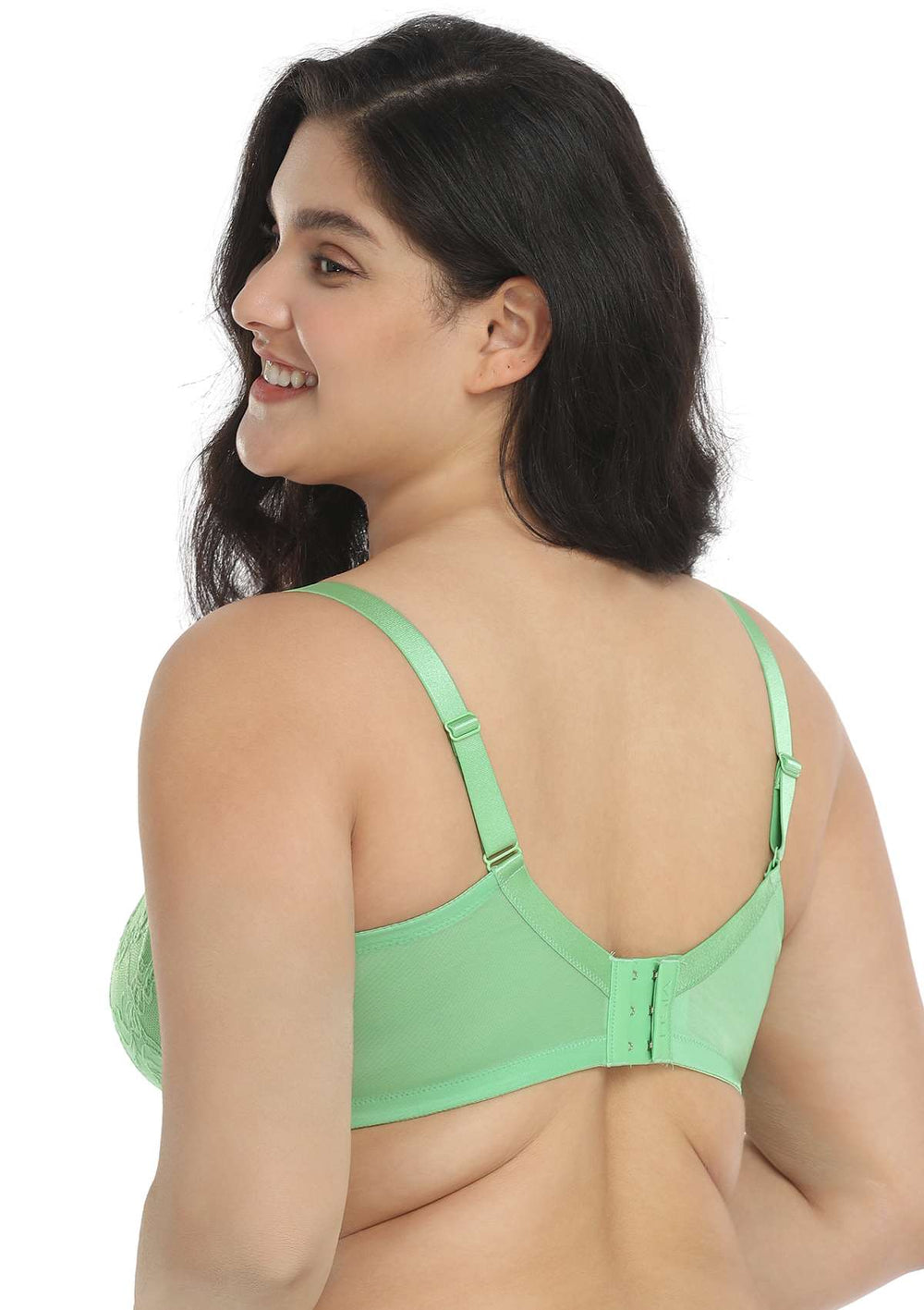 Cotton Bras for Women Lace Bra for Womens Underwire Bra Lace Floral Bra  Unlined Unlined Plus Size Full Coverage Bra (Green, 42/95B) : Sports &  Outdoors 