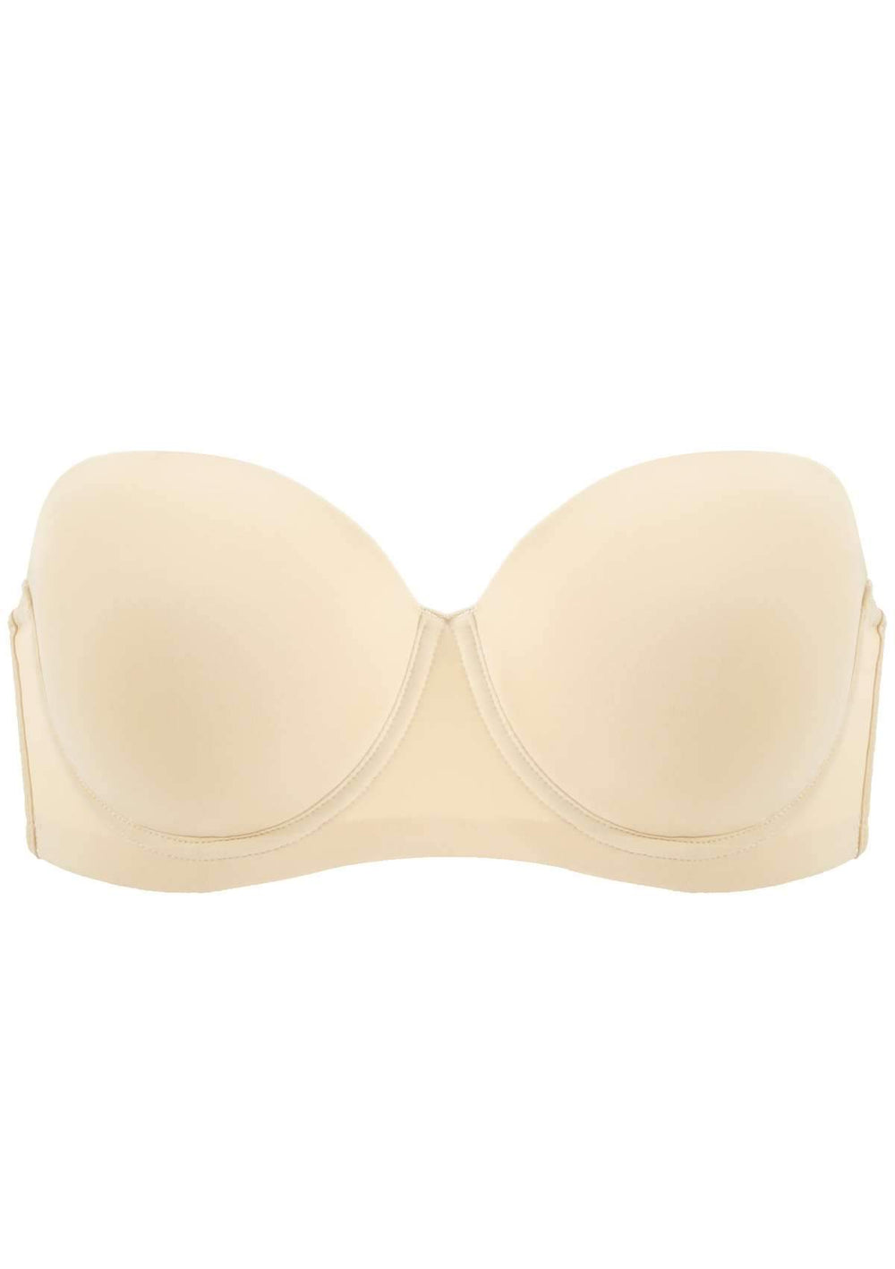 Womens Underwire Bandeau Minimizer Starpless Bras For Large Bust Pale Nude  34C