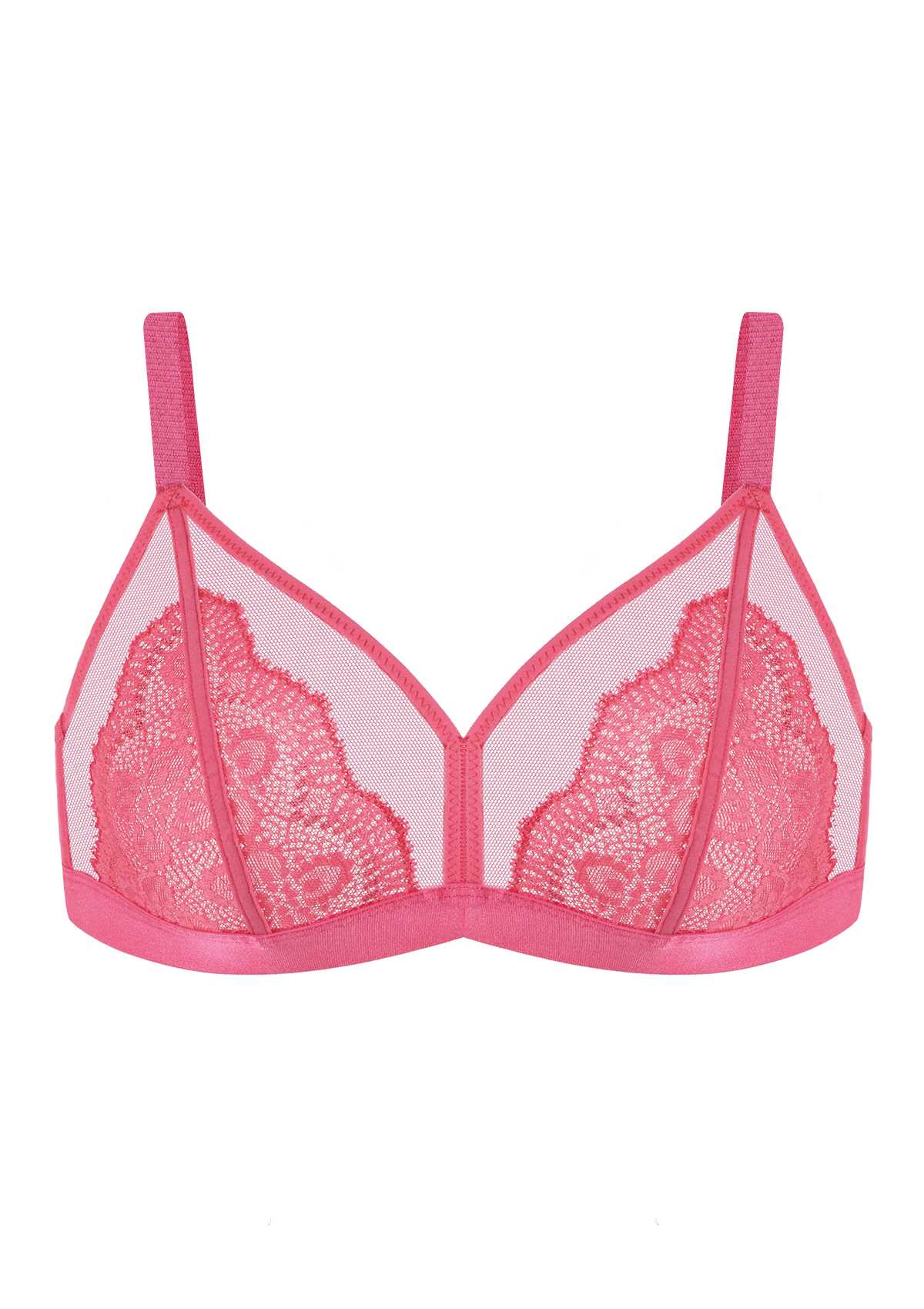 HSIA Triangle Sheer Lace Bra for Small Chest: Cute Wire-Free Bra